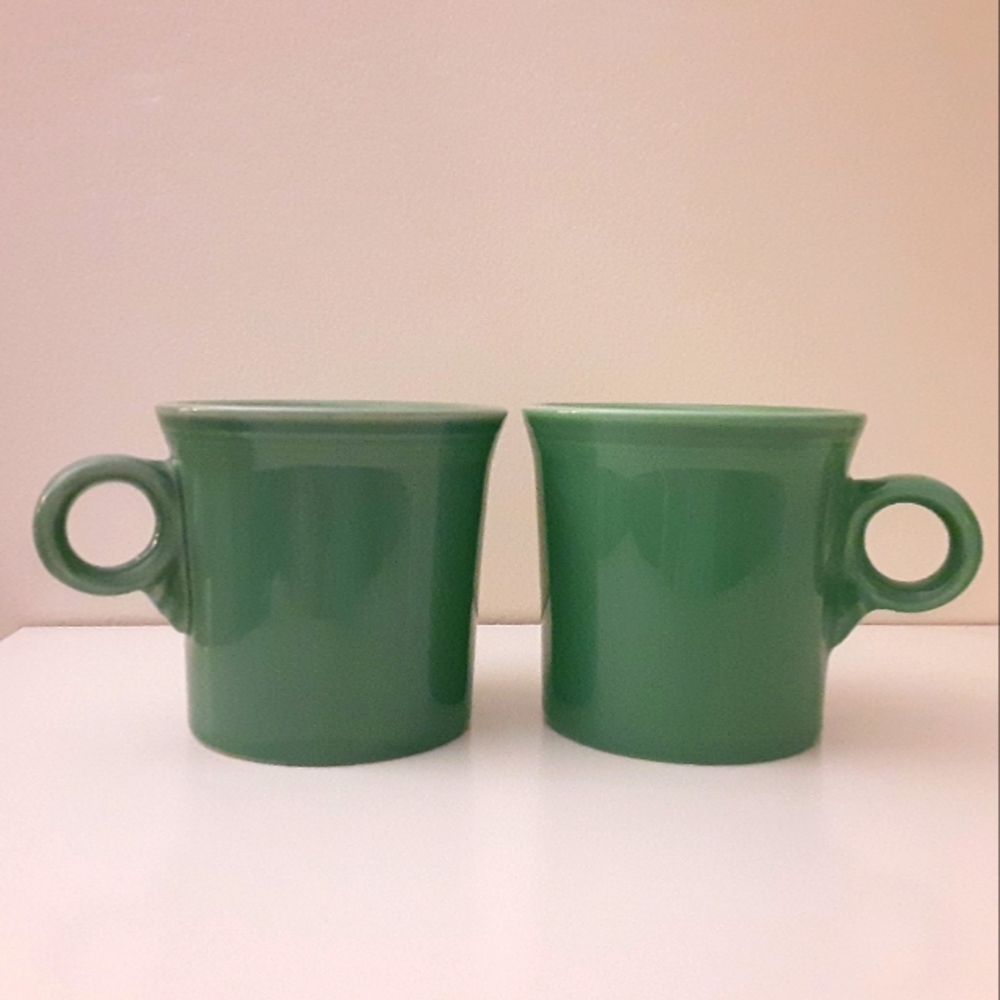 Fiesta Green Ceramic Mug Set of 2
